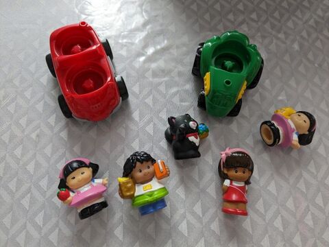 Lot voiture tracteur et 5 personnages little people 10 Aurillac (15)