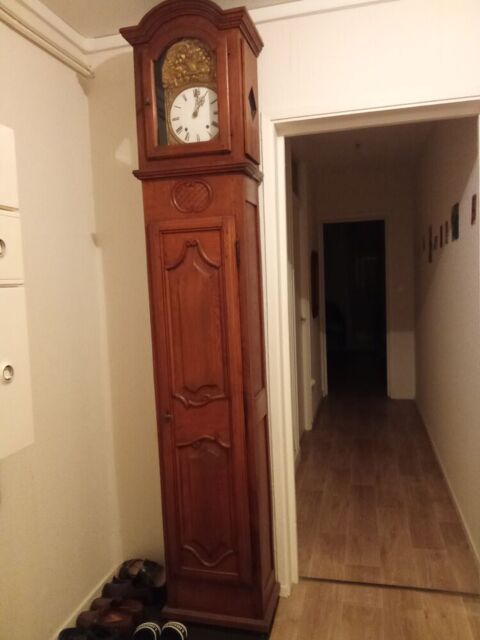 Horloge comtoise 2m30en de1890 fonctionne Dombasle-sur-Meurthe (54)