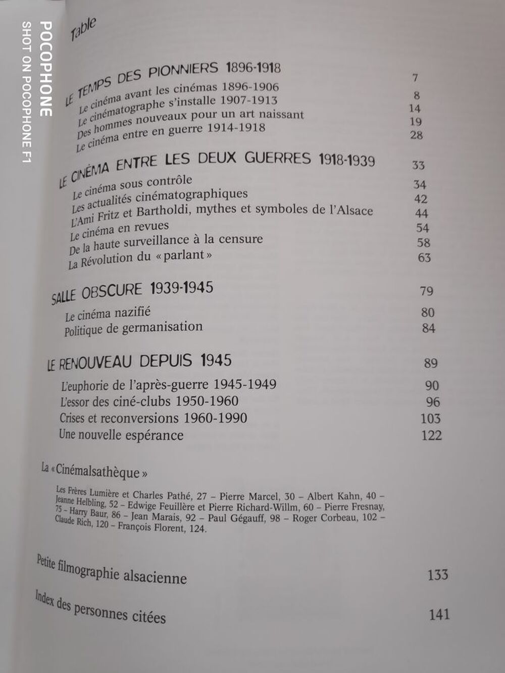 Alsace cin&eacute;ma Livres et BD