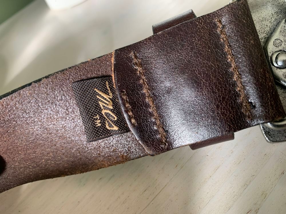ceinture en cuir MCS Maroquinerie