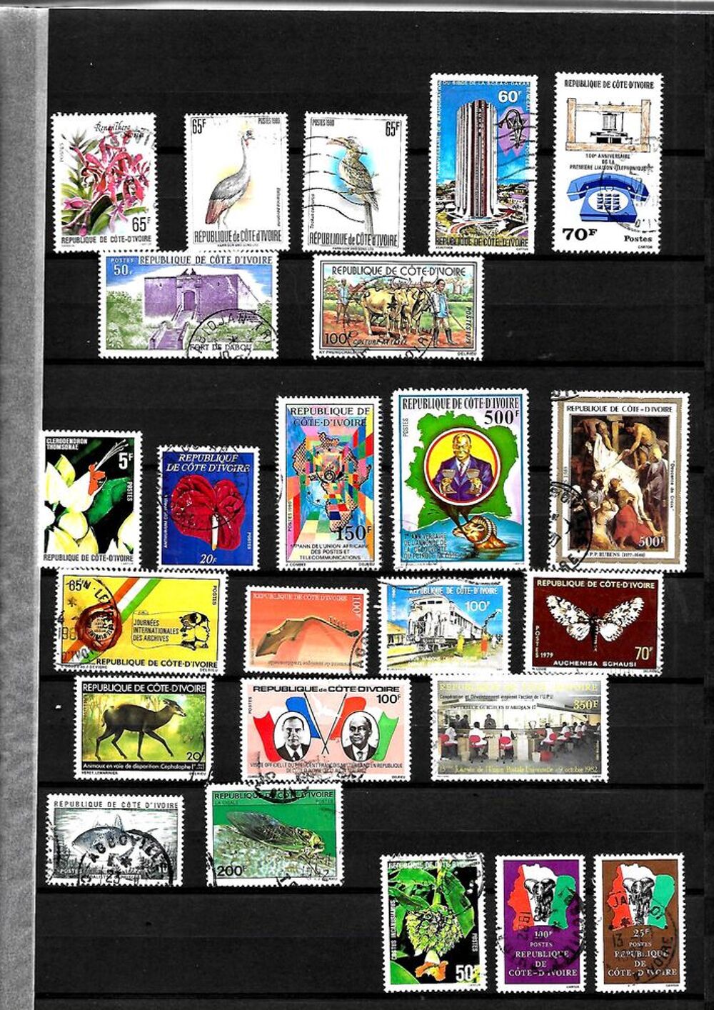 Timbres de Pays ind&eacute;pendants d'AFRIQUE 