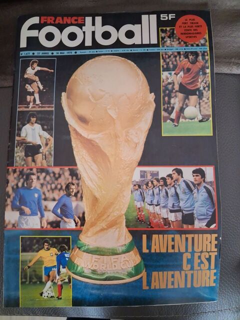 Lot FRANCE FOOTBALL de 02/1977 au 02/1980
200 Niherne (36)