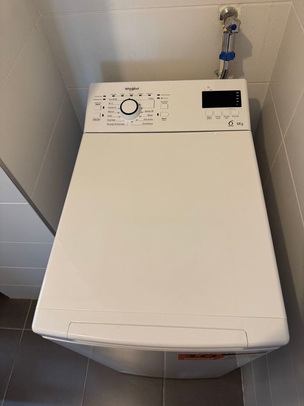 Machine &agrave; laver Whirlpool Electroménager