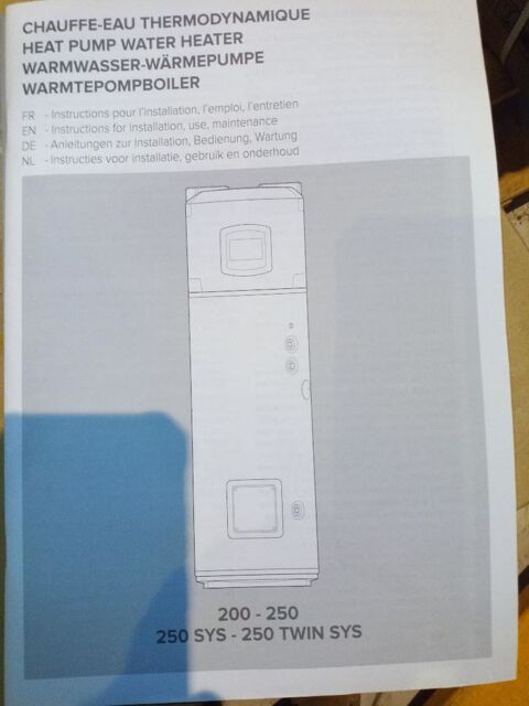   Thermodynamique 250 Sys plus Link CHAFFOTEAUX nf faire px 0 Saran (45)