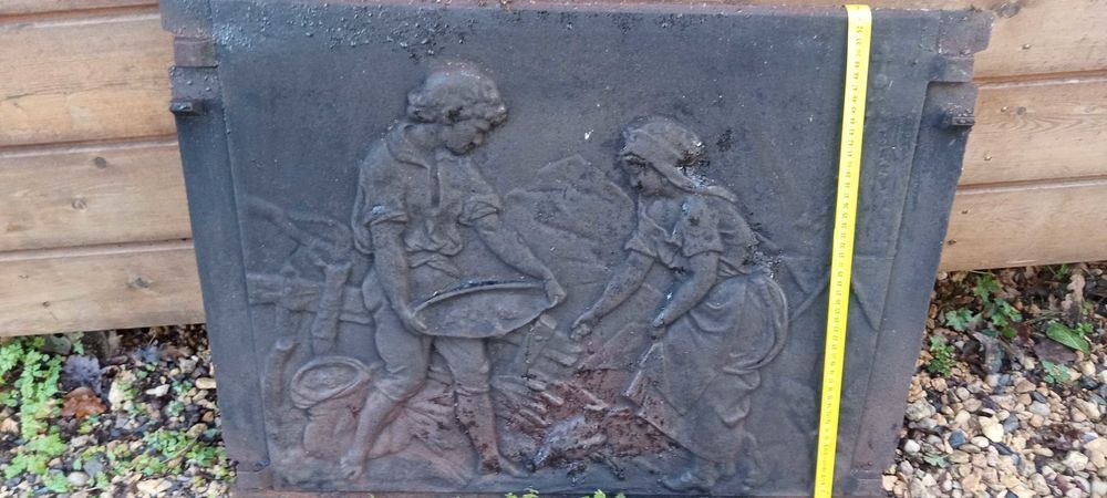 plaque fonte Décoration
