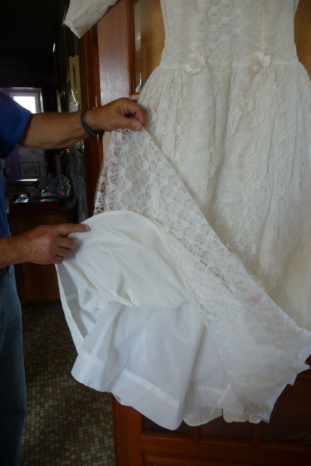 ROBE DE MARIEE EN DENTELLE T 38 Vêtements