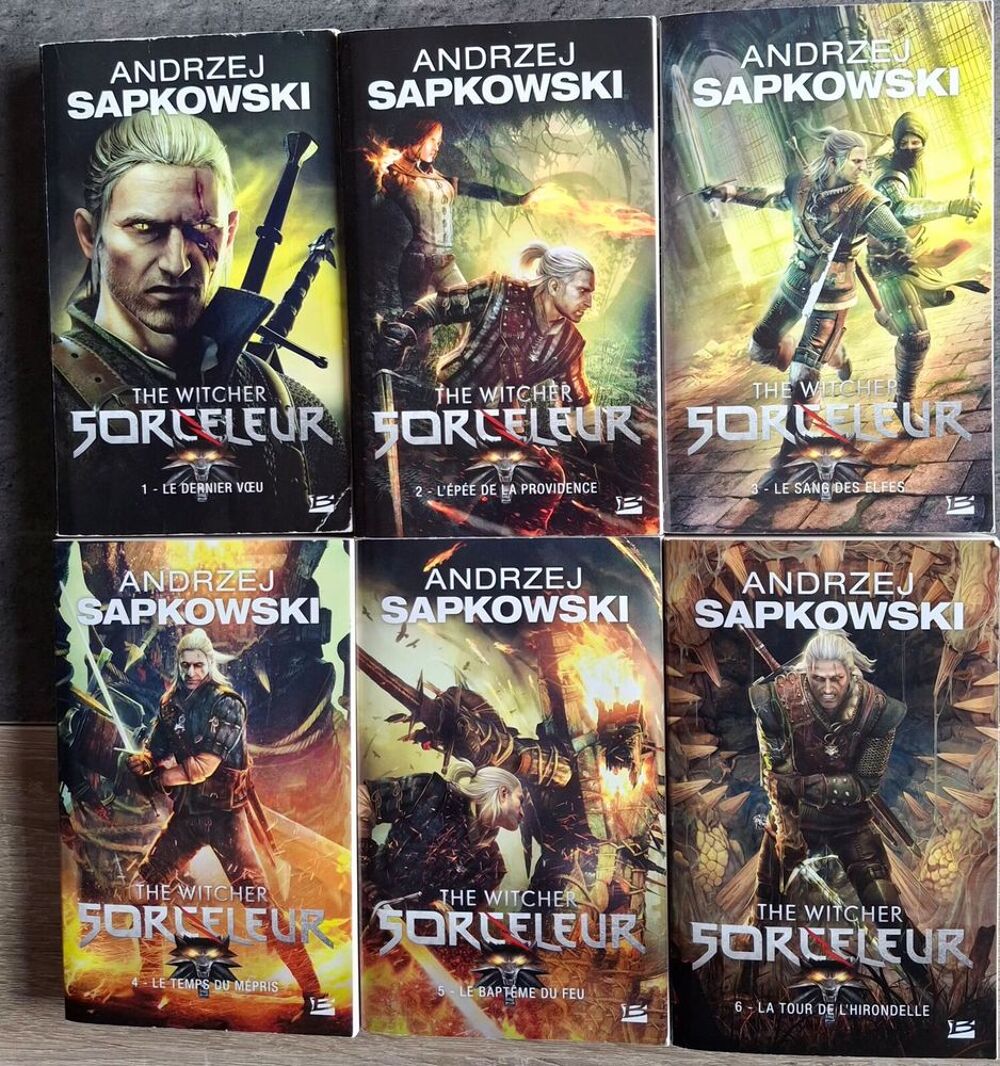 Lot 6 livres The Witcher Sorceleur Livres et BD