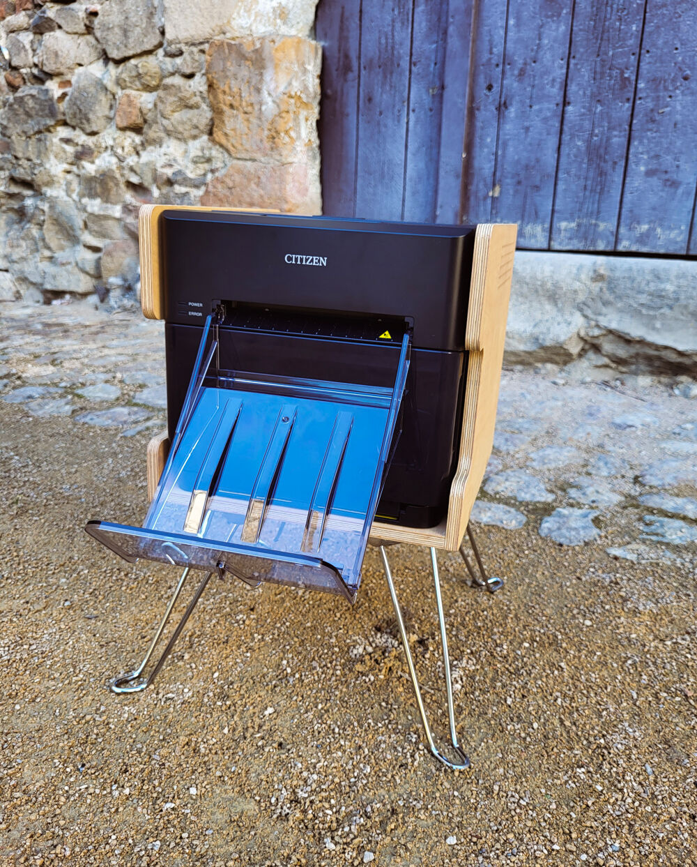 Photobooth en bois "La Trombinette" ? Parfait pour Photos/Video/TV