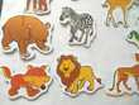 Puzzle 2 pi&egrave;ces x18 animaux Jeux / jouets