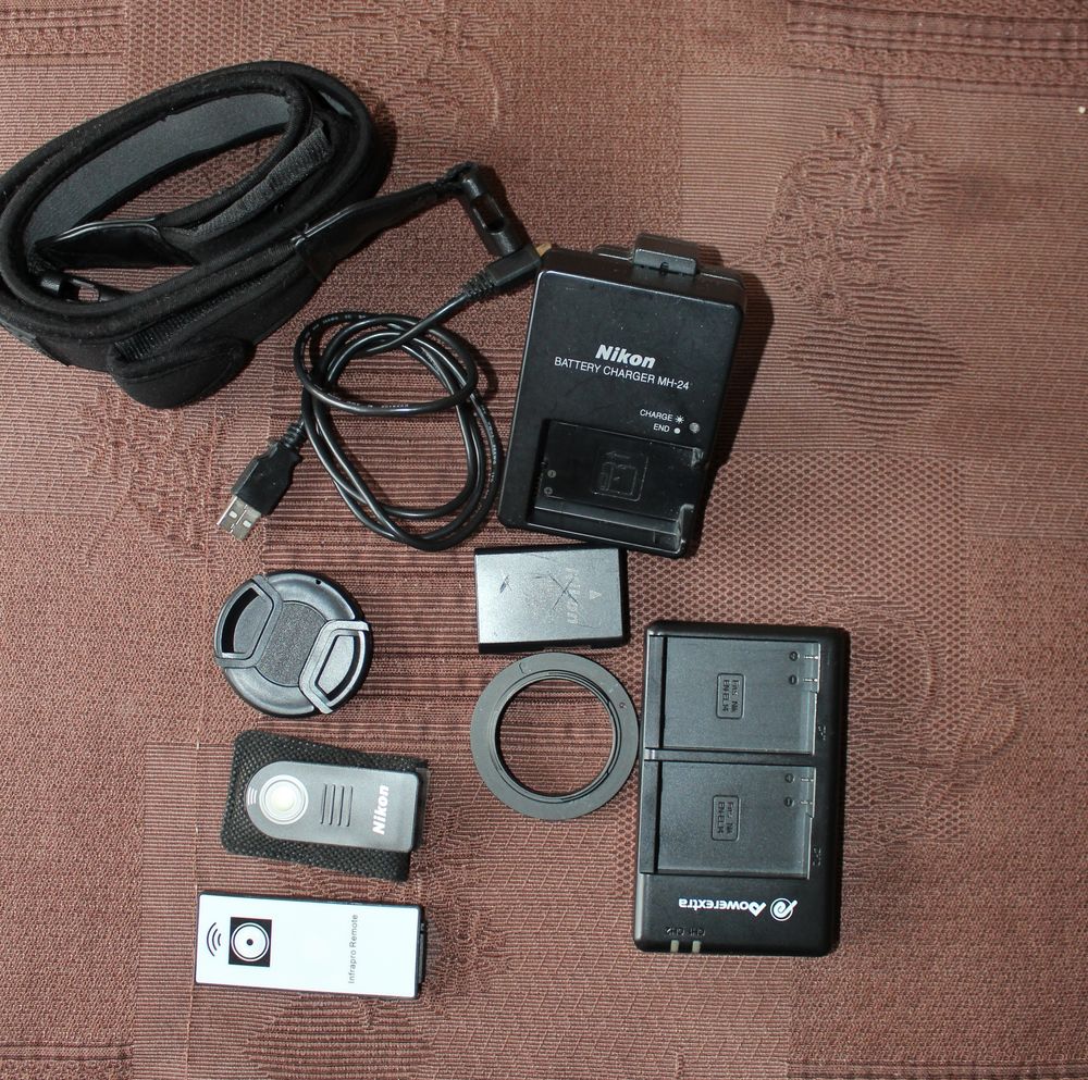 Nikon D3200 Reflex 24Mpx Objectif AF-S DX 18-55 mm et access Photos/Video/TV