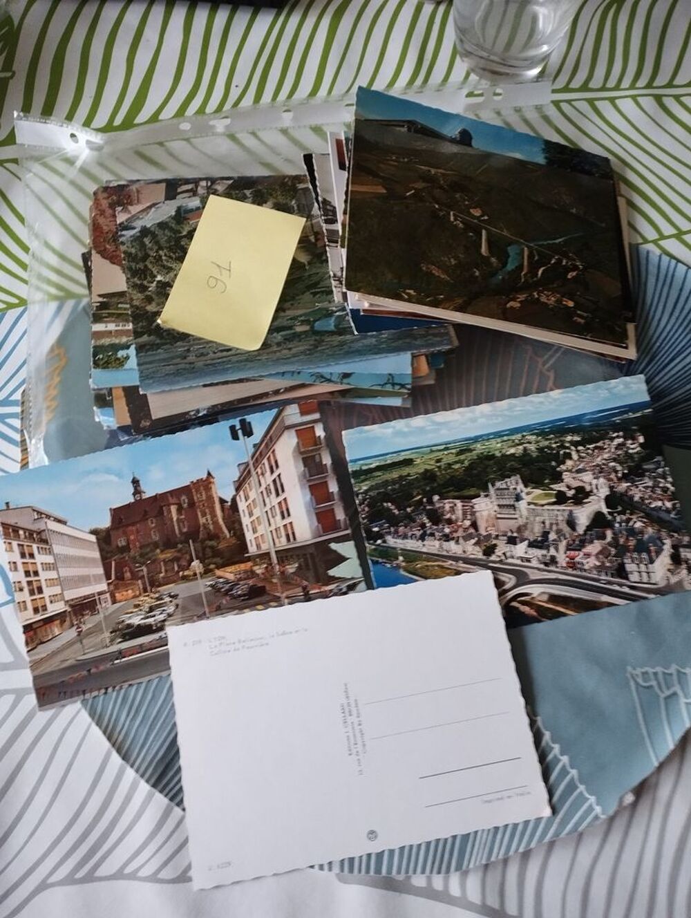 cartes postale anciennes avec timbres 