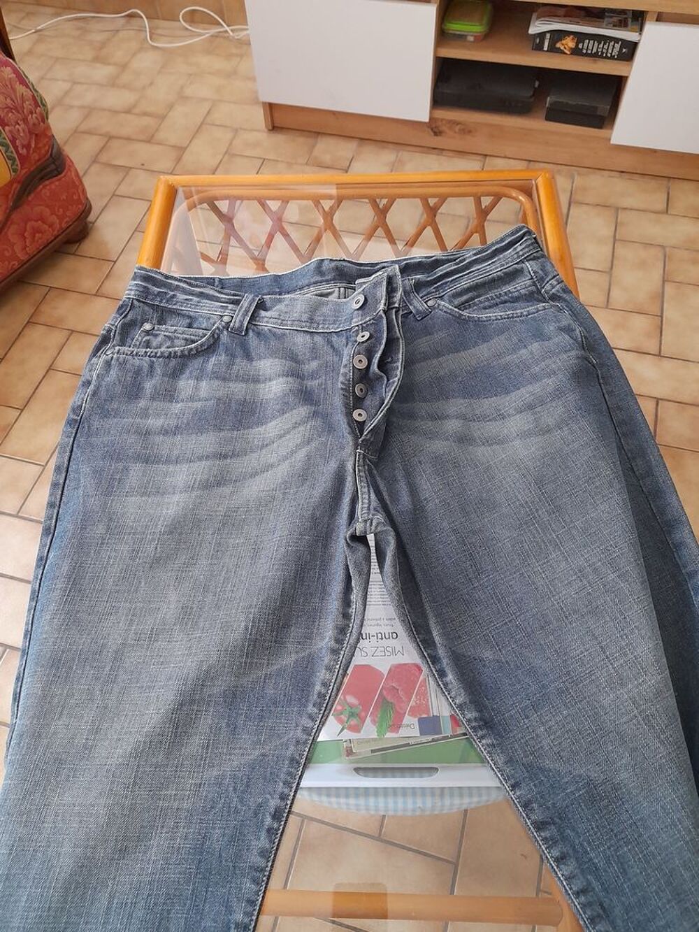 pantalon en Jeans bleu t 50
Vêtements