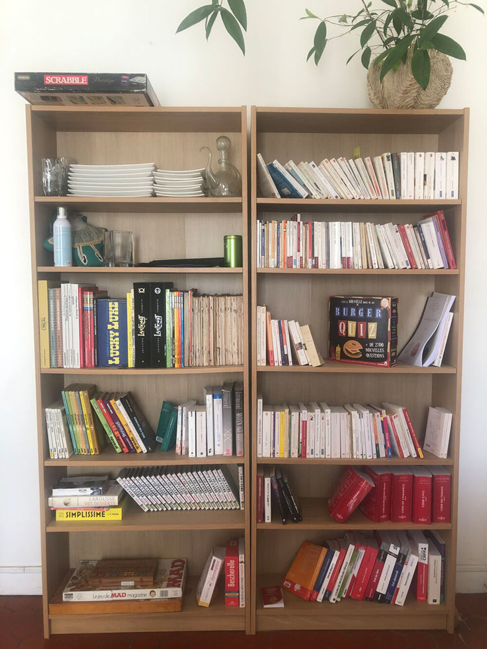  2 biblioth&egrave;ques BILLY 
Meubles
