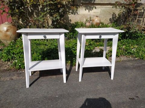 Paire de Tables de Chevet Bois Vintage 
60 Loches (37)