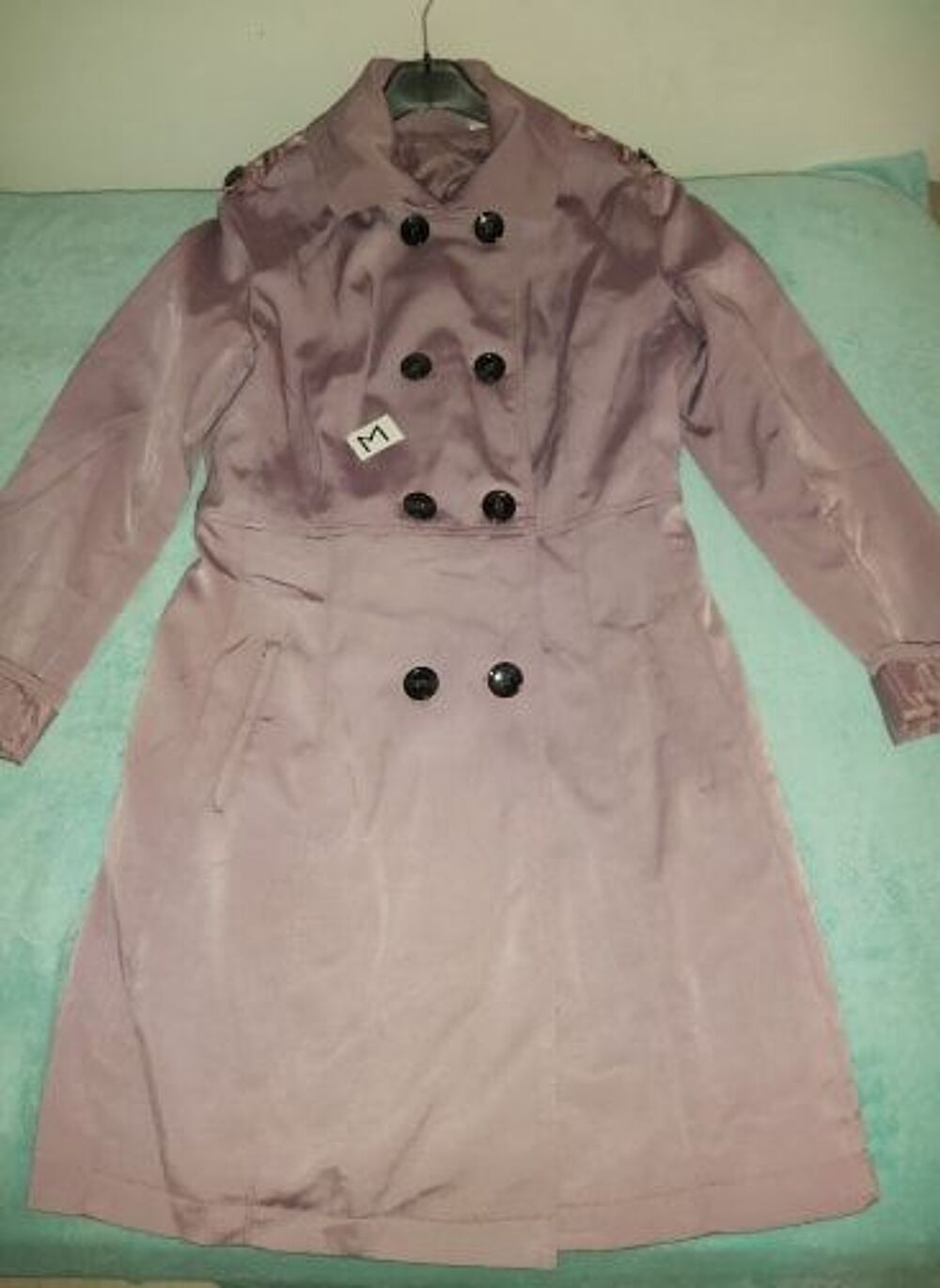 Manteau Trench mauve - Taille M Vêtements