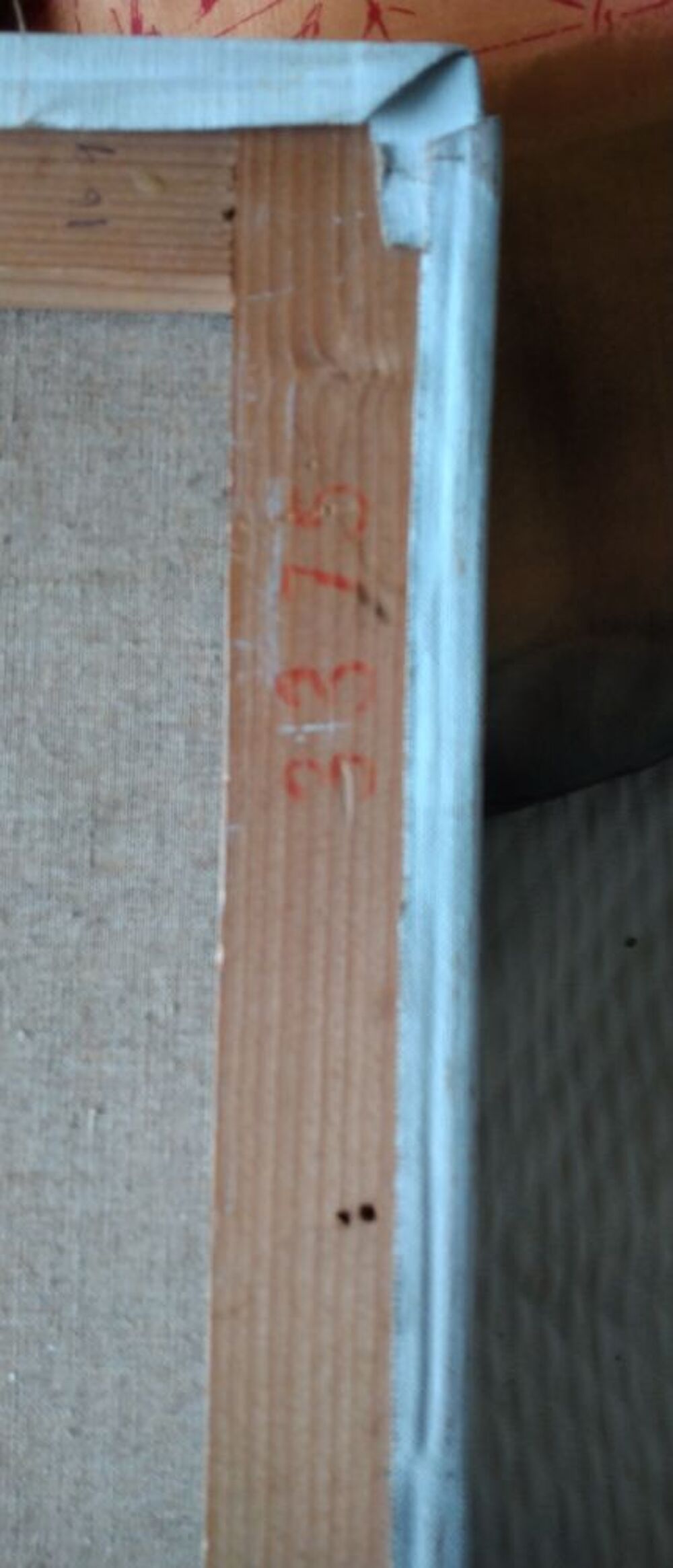 Peinture au couteau village D�coration