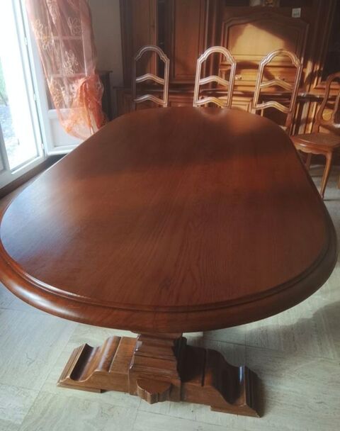 Grande table en bois massif  Limoux (11)