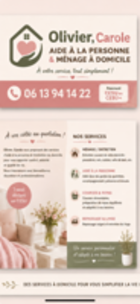   Besoin d'aide à domicile ou d'un accompagnement de confiance 