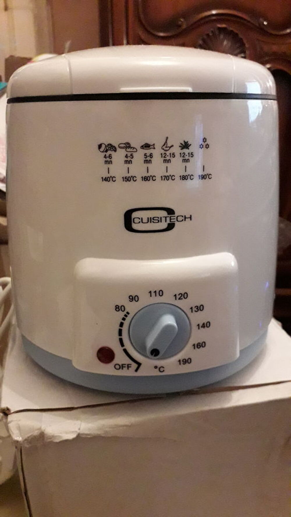 MINI FRITEUSE pour 1 personne ou 2 ULTRA PRATIQUE TOUTE NEUV Electroménager