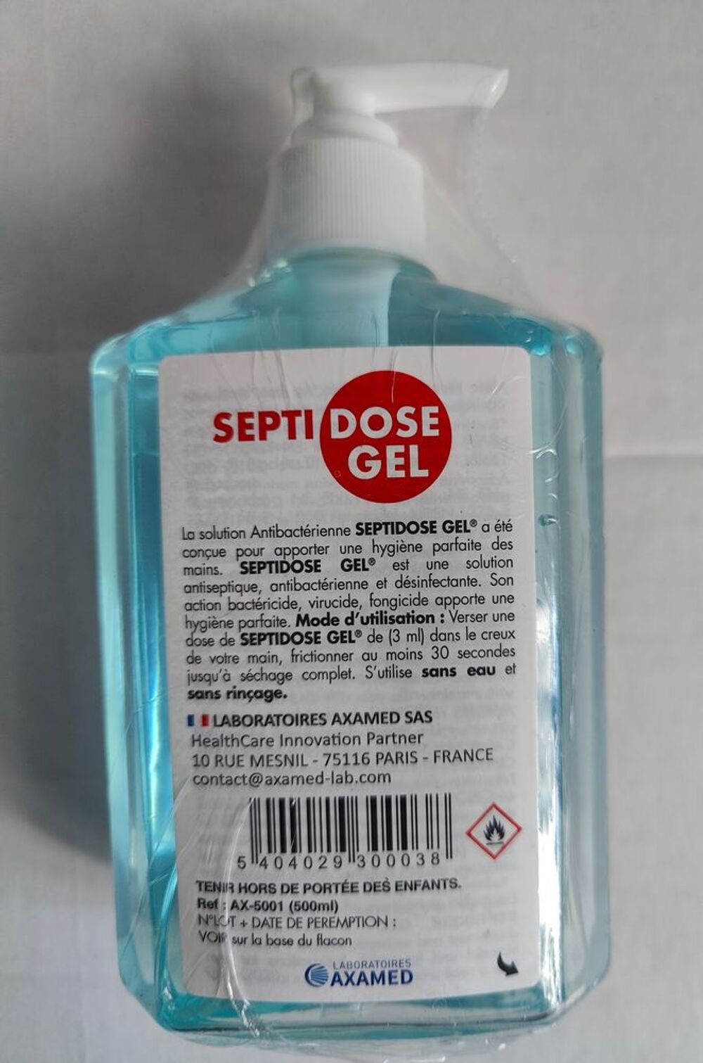 Neuf : gel Septidose alo&eacute; vera - flacon de 500 ml Puériculture