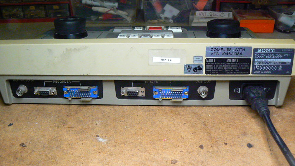 Sony RM-450CE montage video Annees '80, '90 Consoles et jeux vidéos