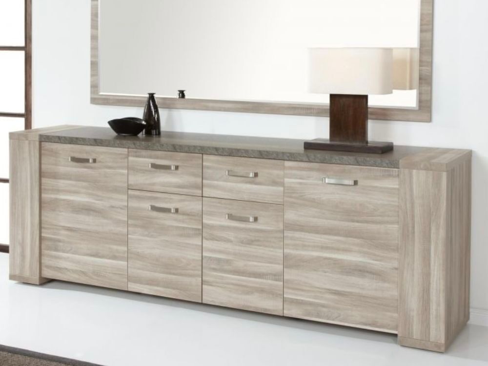 Buffet / Bahut STONE ch&ecirc;ne gris comme neuf Meubles