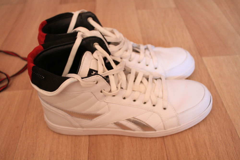Chaussures basket Reebok Classic avec lacets rouge/noir Chaussures