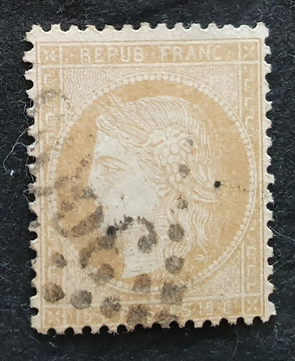 Timbres num&eacute;ros 54 ? 55 ? 56 ? 58 et 59 oblit&eacute;r&eacute;s 