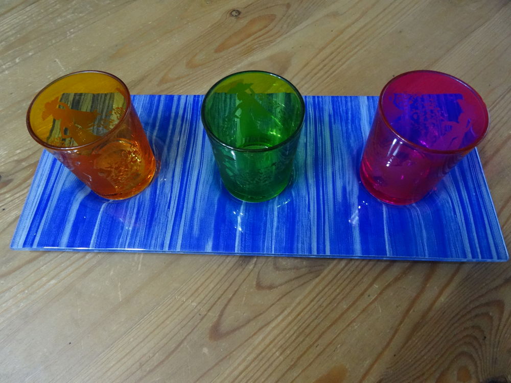 plateau support verres Décoration
