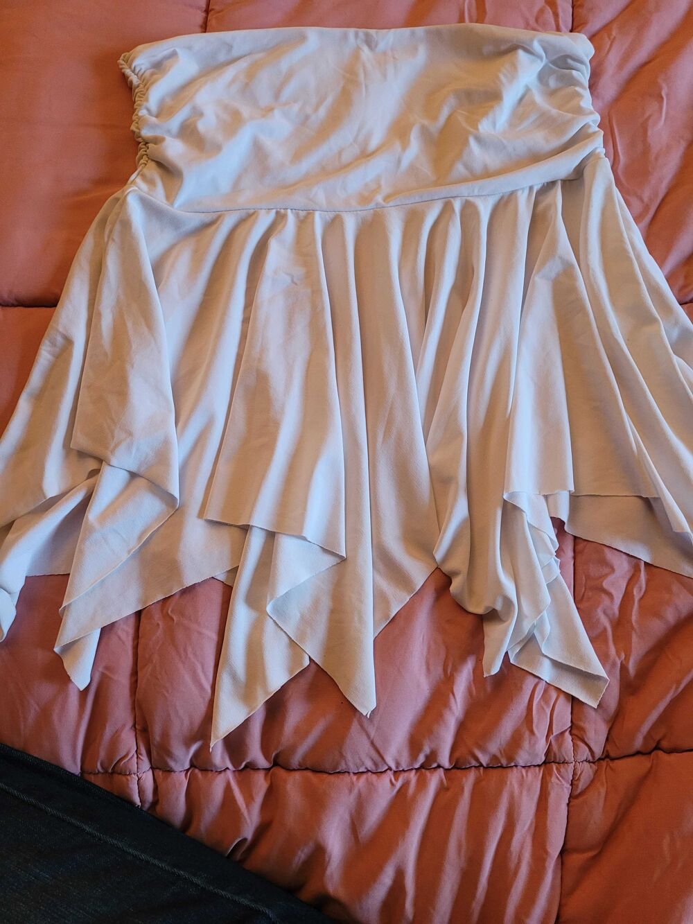 Jupe &agrave; volants blanche Vêtements