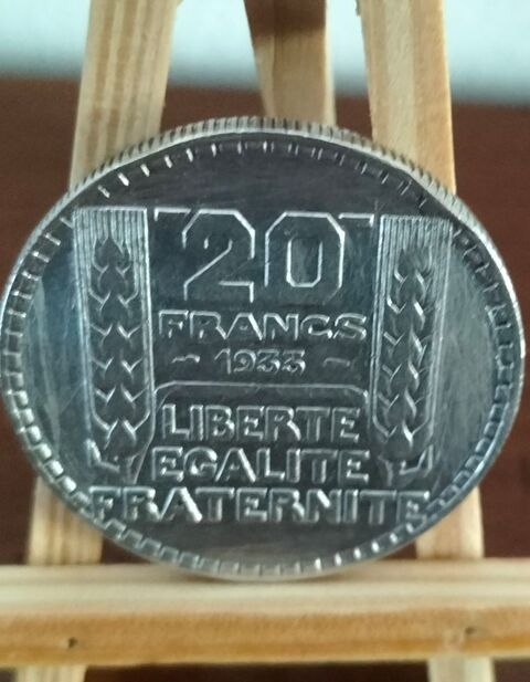 PIECE DE 20 FRANCS 1933 Sainte-Catherine (62)