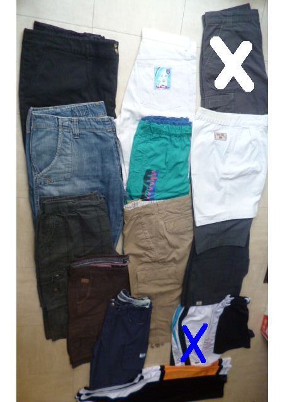 dispo en 2026 - lot de shorts et bermudas du 36 au 56 - zoe Vêtements
