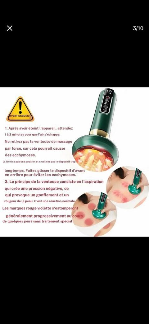 Appareil de massage Gua Sha ventouse électrique 15 Livry-Gargan (93)