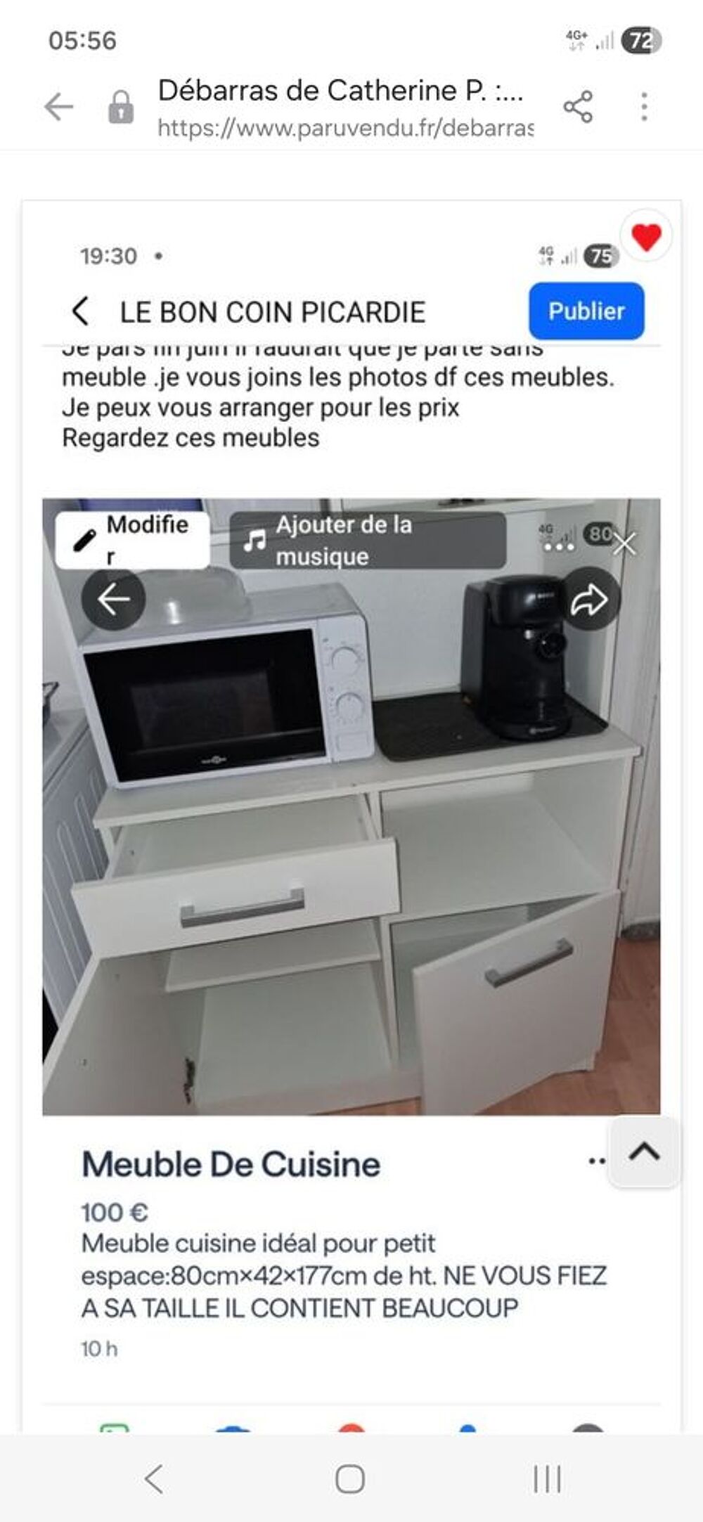 Meuble de cuisine 90cm Meubles