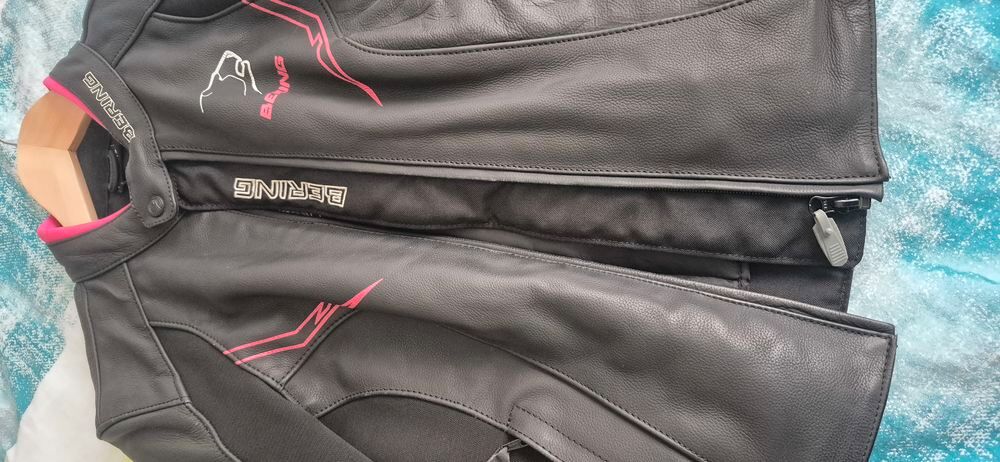 Blouson moto en cuir femme Bering Vêtements