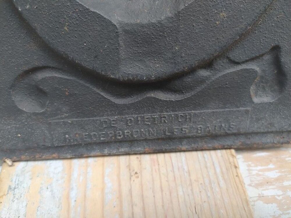 Plaque Publicitaire l'Alsacienne De Dietrich Niederbronn 