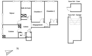 Vente Appartement Appartement T3 de 56,47m2 avec cave et garage box à Orléans Orléans