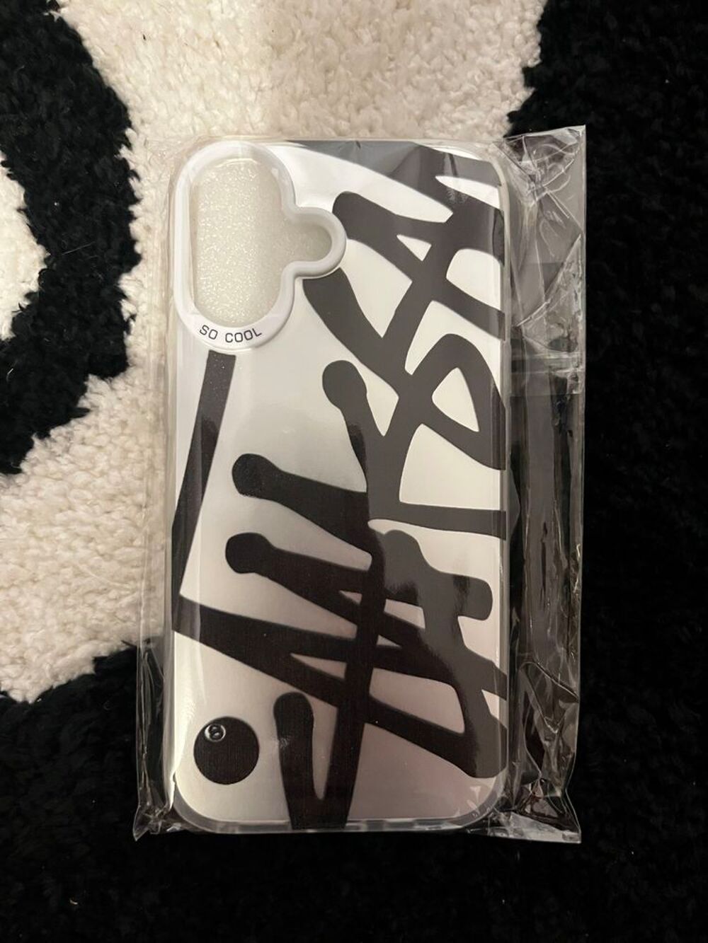 &eth;Ÿ"&plusmn; Coque Stussy grise et noire pour iPhone 16 €" NEUVE Accessoires