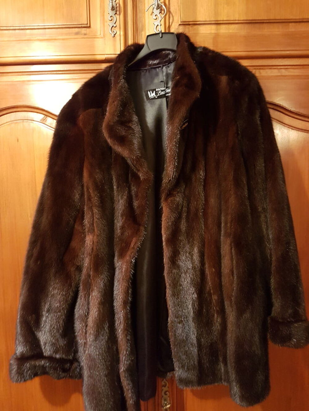 Manteau en vison Vtements