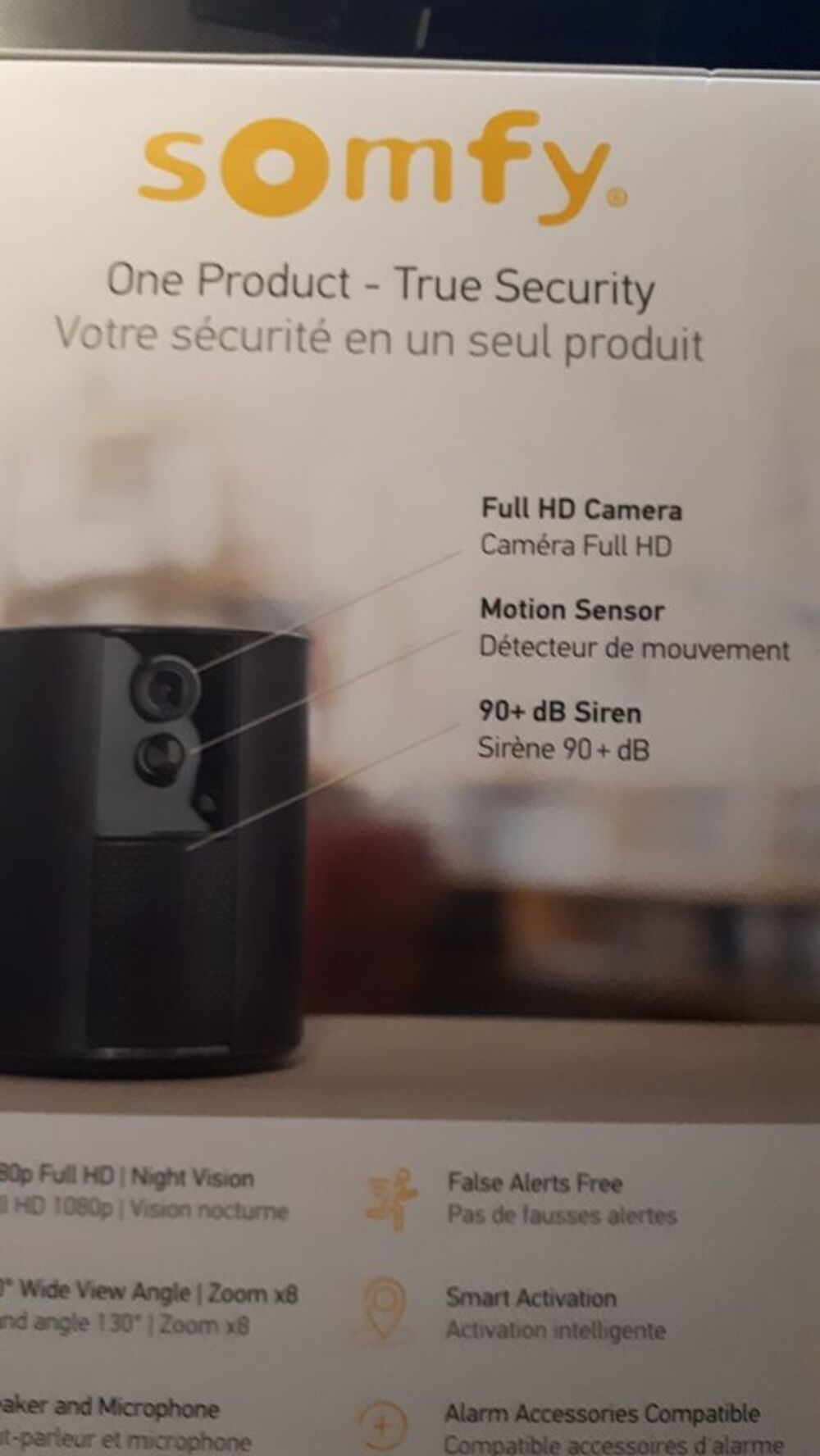 CAMERA ALARME SOMFY Photos/Video/TV