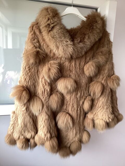 Poncho fourrure renard 50 S�te (34)