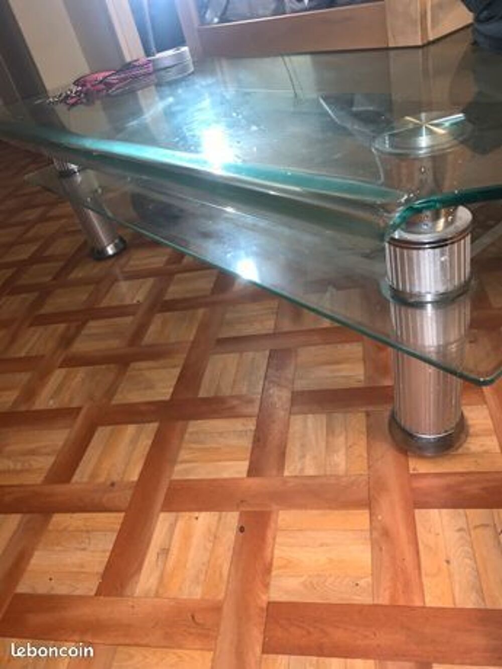 Table &agrave; manger + table basse en verre 100€ n&eacute;gociable Meubles
