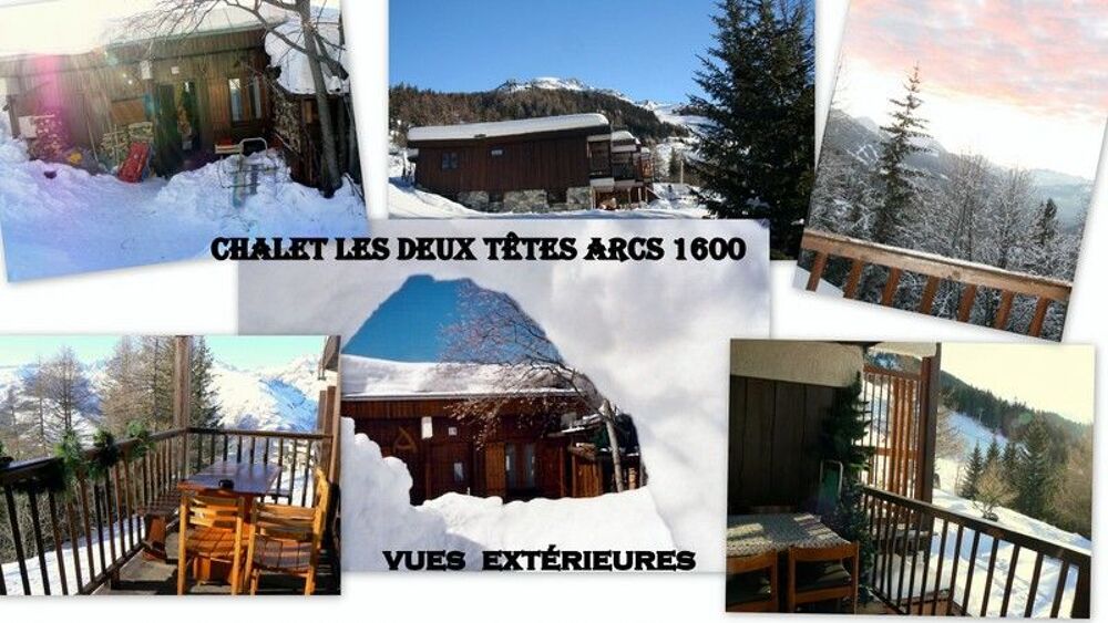   Chalet Les Arcs 1600 face aux  pistes Vacances  / Offres de location 