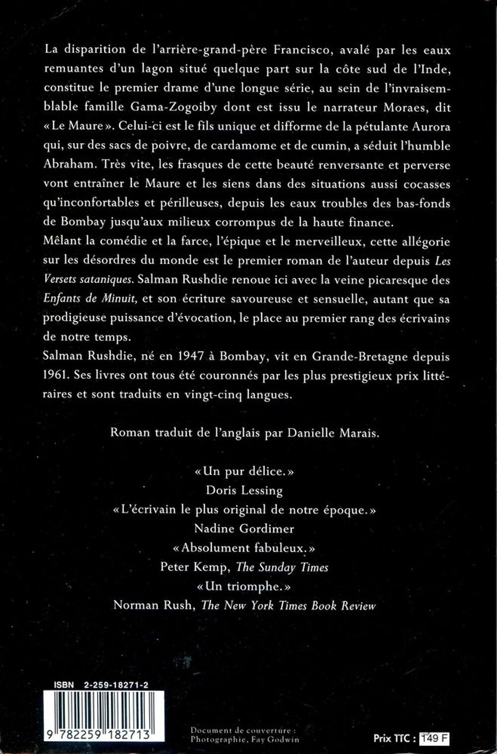 Le dernier soupir du maure Livres et BD