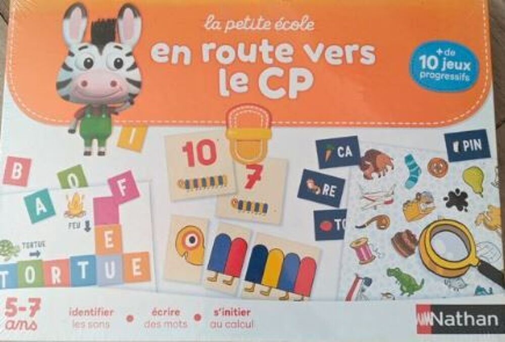19€ La petite &eacute;cole en route vers le CP (Nathan)
Jeux / jouets