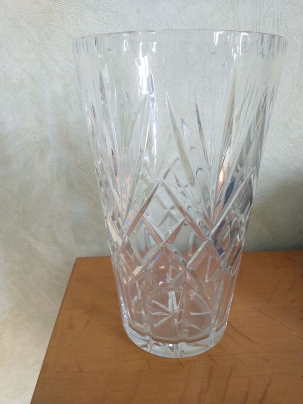 Grand Vase en Crystal d'Arques -26cm- Décoration