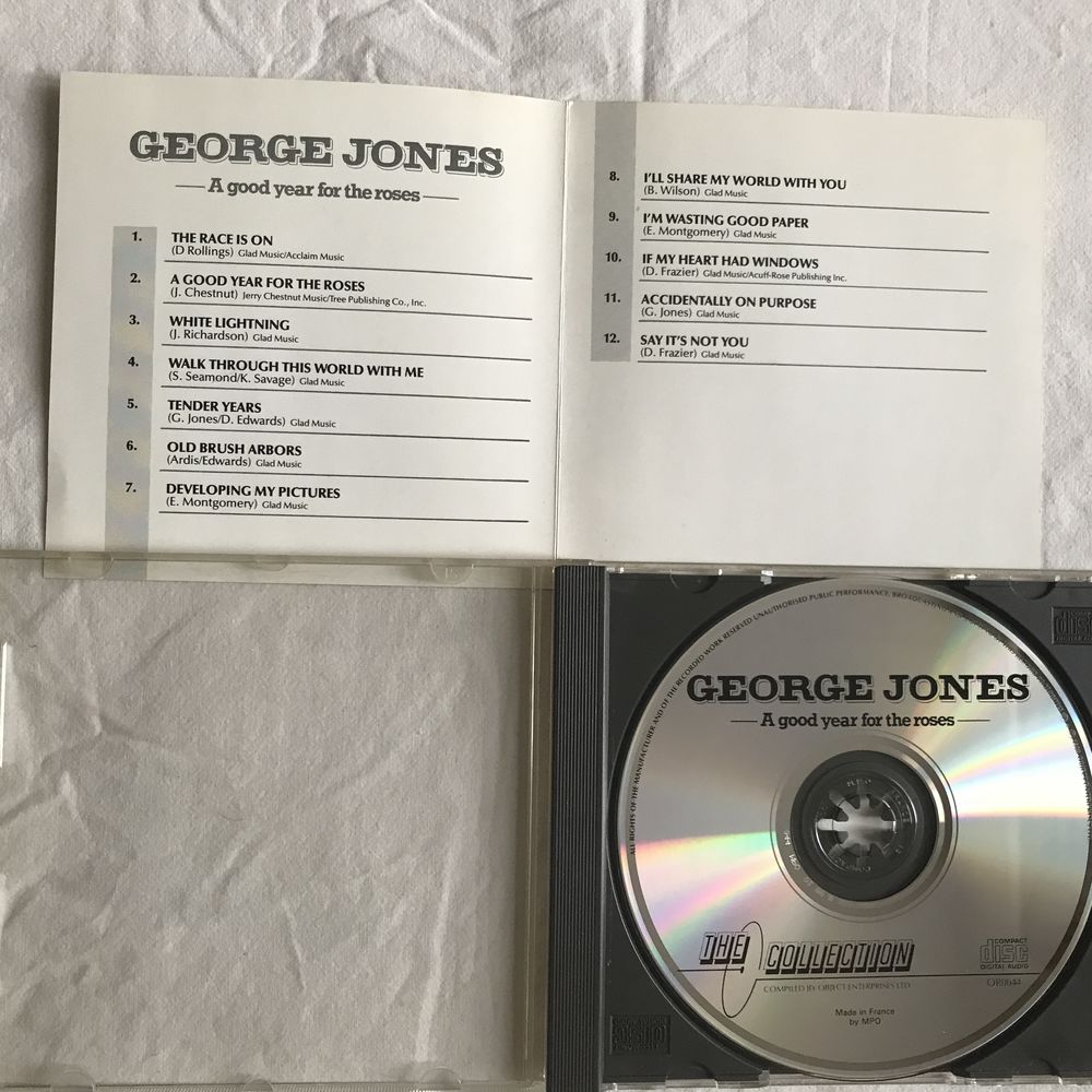 CD George Jones - A Good Year Fot The Roses CD et vinyles