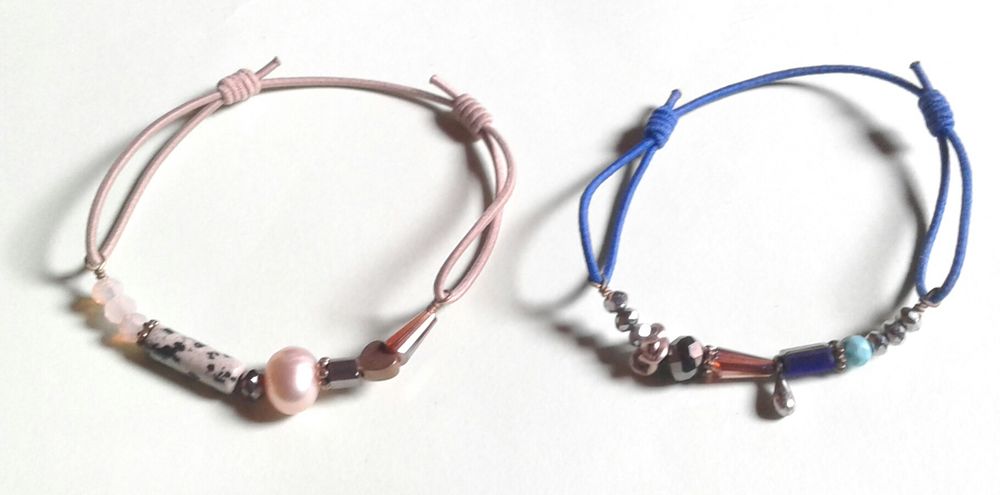 2 petits bracelets &eacute;lastiques Bijoux et montres
