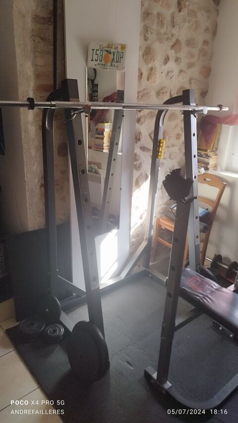 banc de musculation, poids et barres 1 Pollestres (66)
