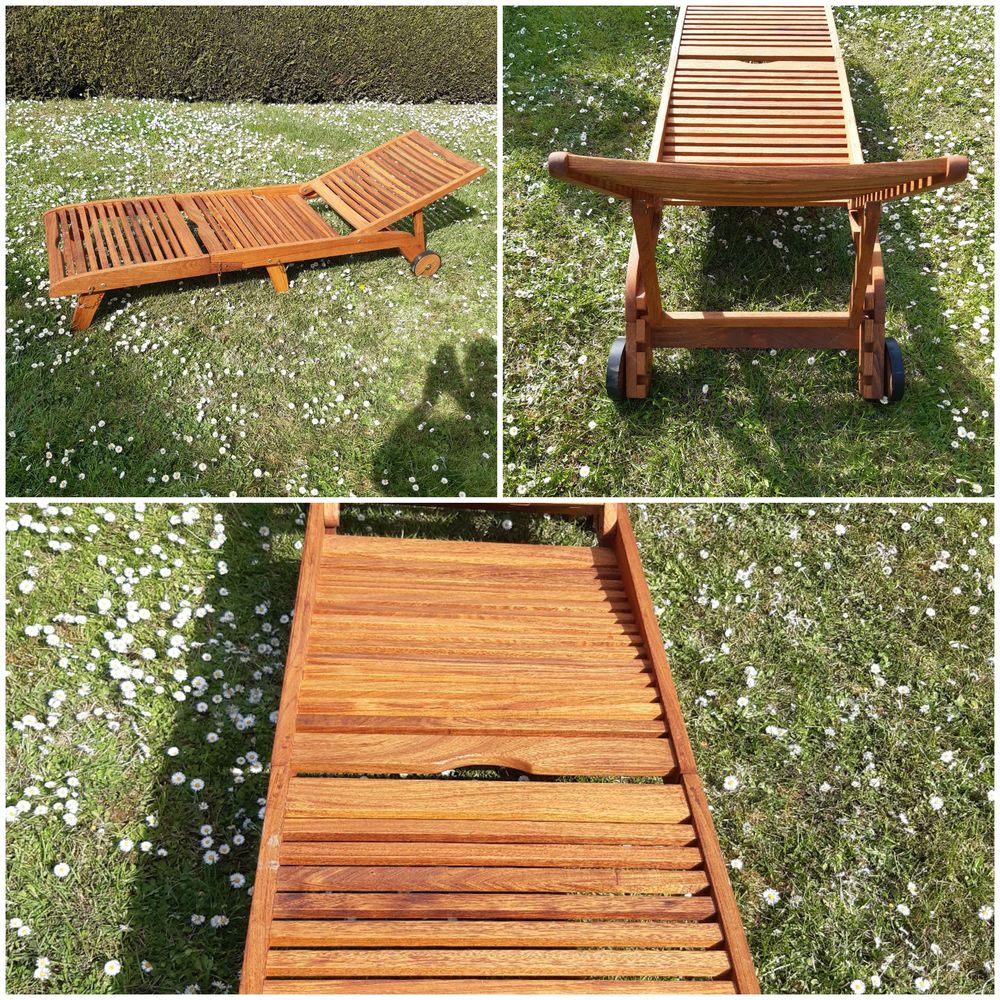 Lot de 2 transats Jardin